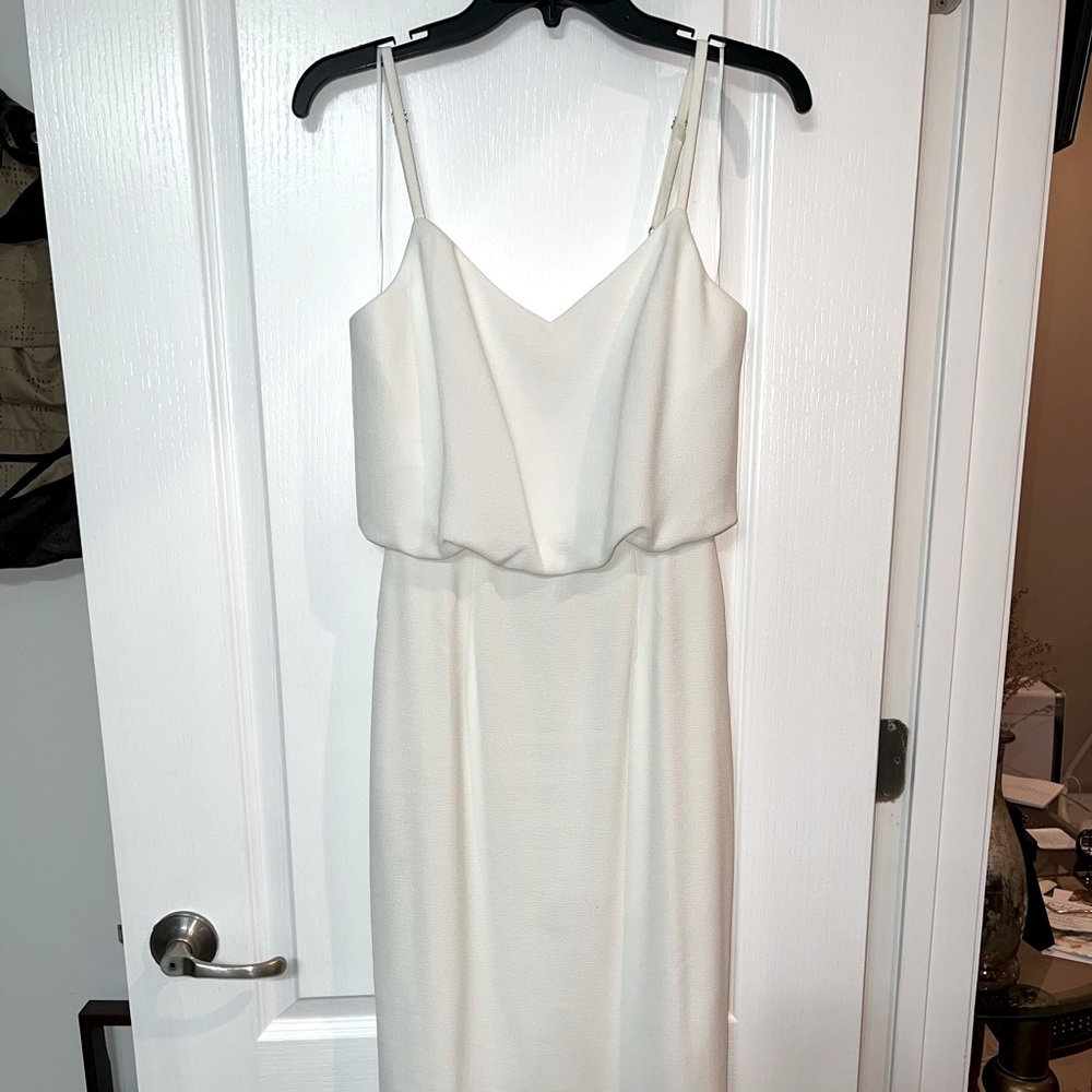 Dress the Population white dress